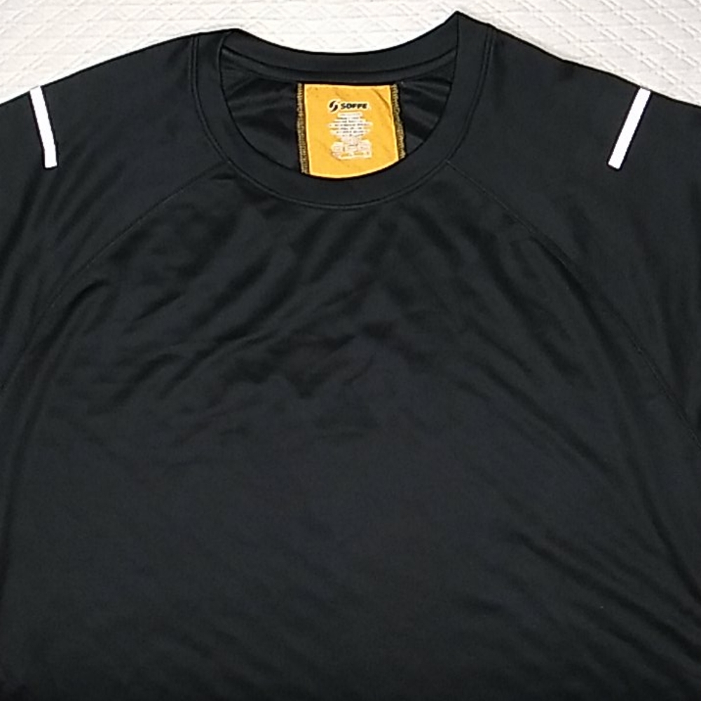 SOFFE men Tshirt Large black and yellow